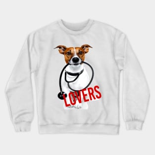 dog doctor lovers Crewneck Sweatshirt
